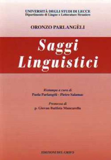 Immagine di SAGGI LINGUISTICI